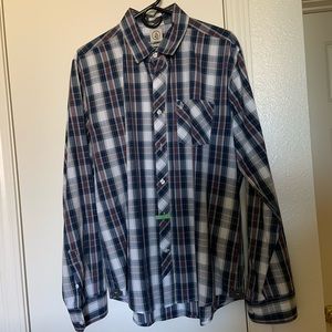 Volcom Men’s long sleeve button down shirt